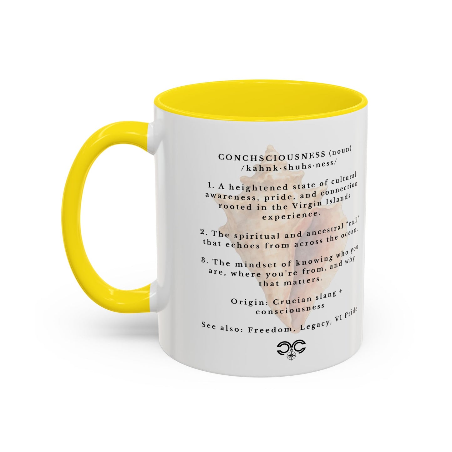 Mug - Conchsciousness Virgin Islands Pride Coffee Cup