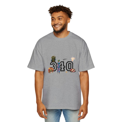 Cruz 340 Graphic Tee — Beach Vibes Men’s Oversized T-Shirt