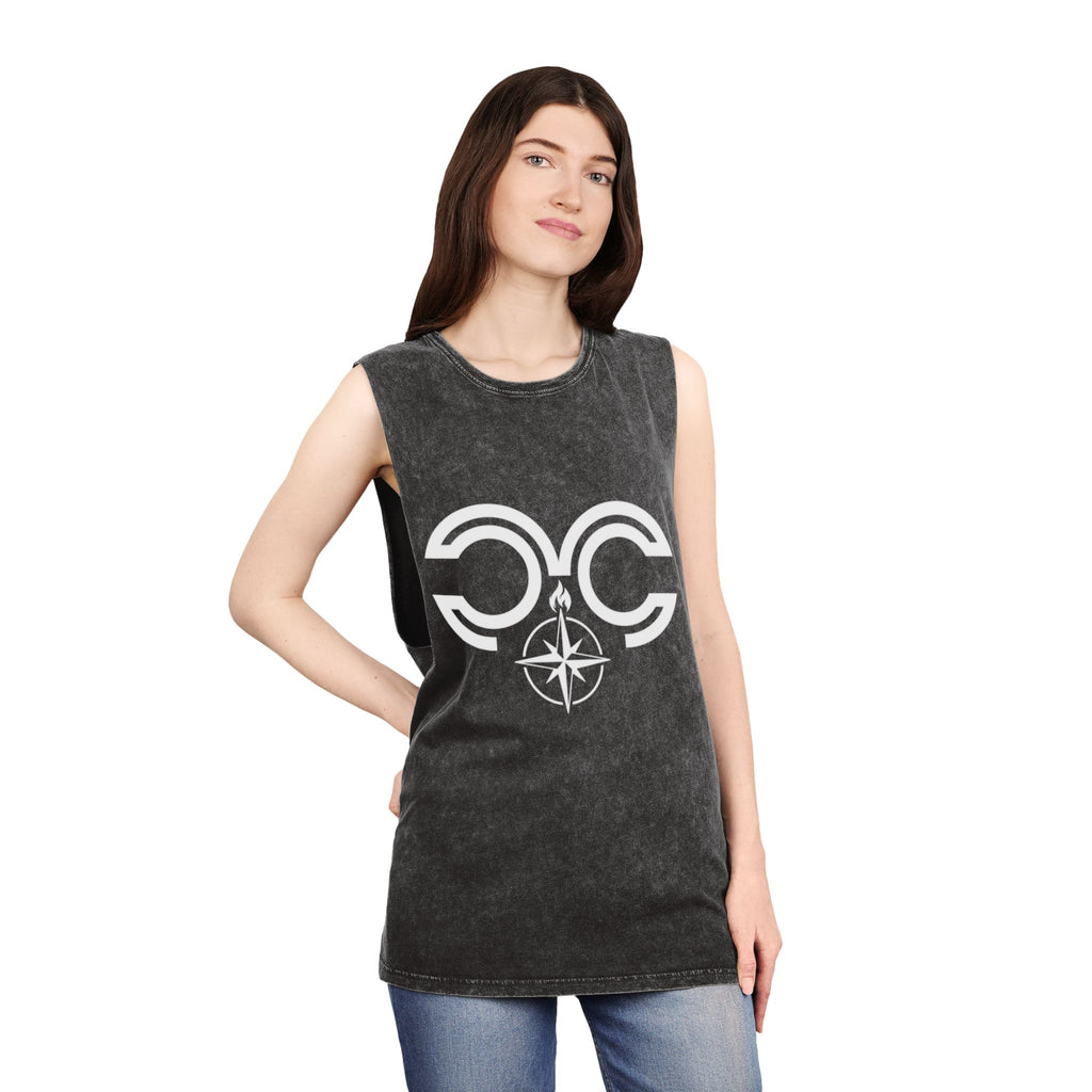Stonewash Tank Top OG Monogram Hustle Heritage Tank