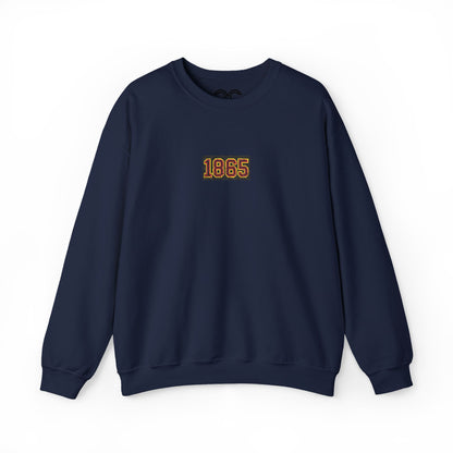 Juneteenth 1865 Crewneck Sweatshirt - Gold Red Black Green Colors