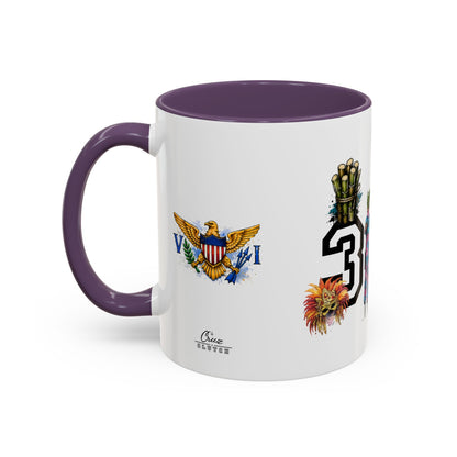 Accent Coffee Mug — "The islands don't leave you." St. Croix Inspired 11/15oz