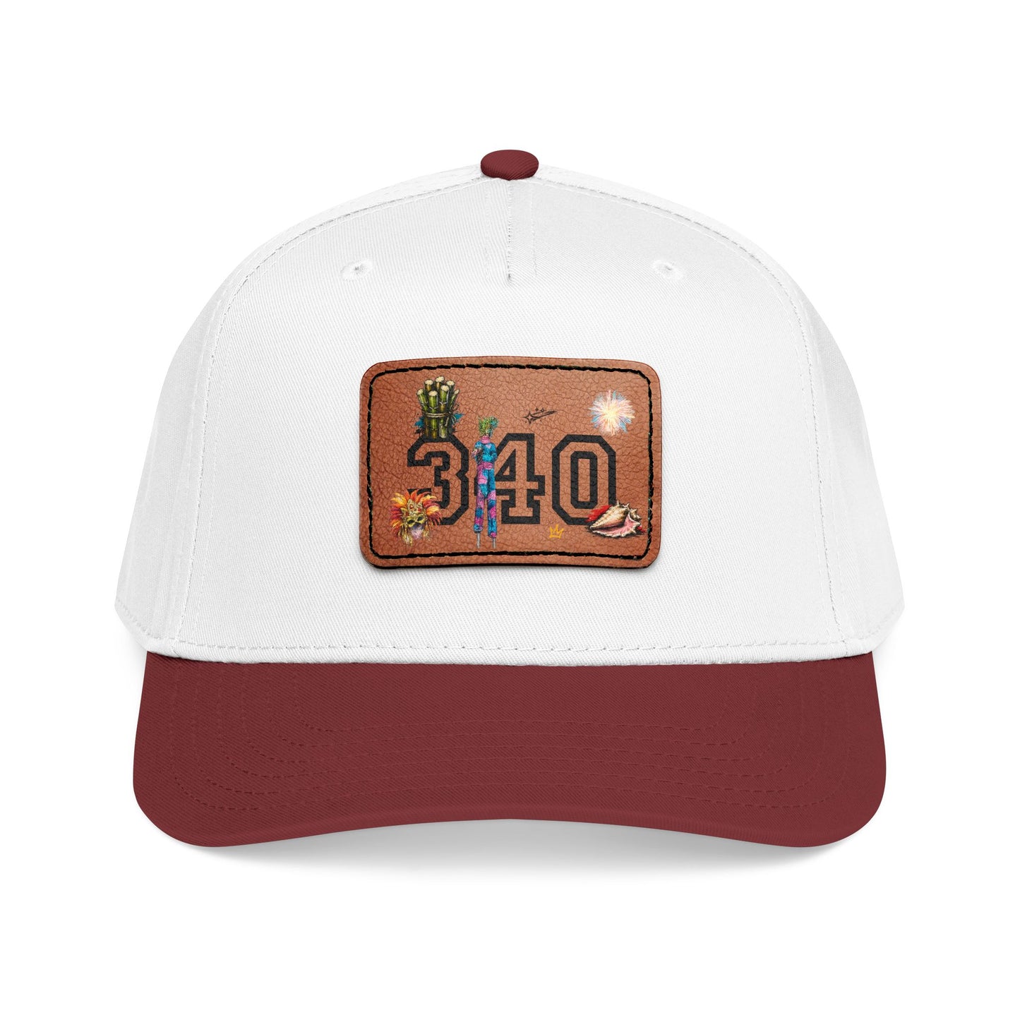 Hams Bluff 340 Leather Patch Baseball Cap