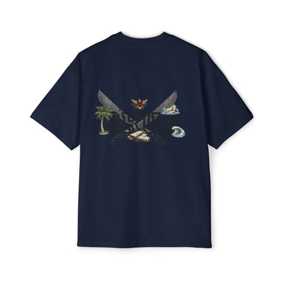 Cruz 340 Graphic Tee — Beach Vibes Men’s Oversized T-Shirt