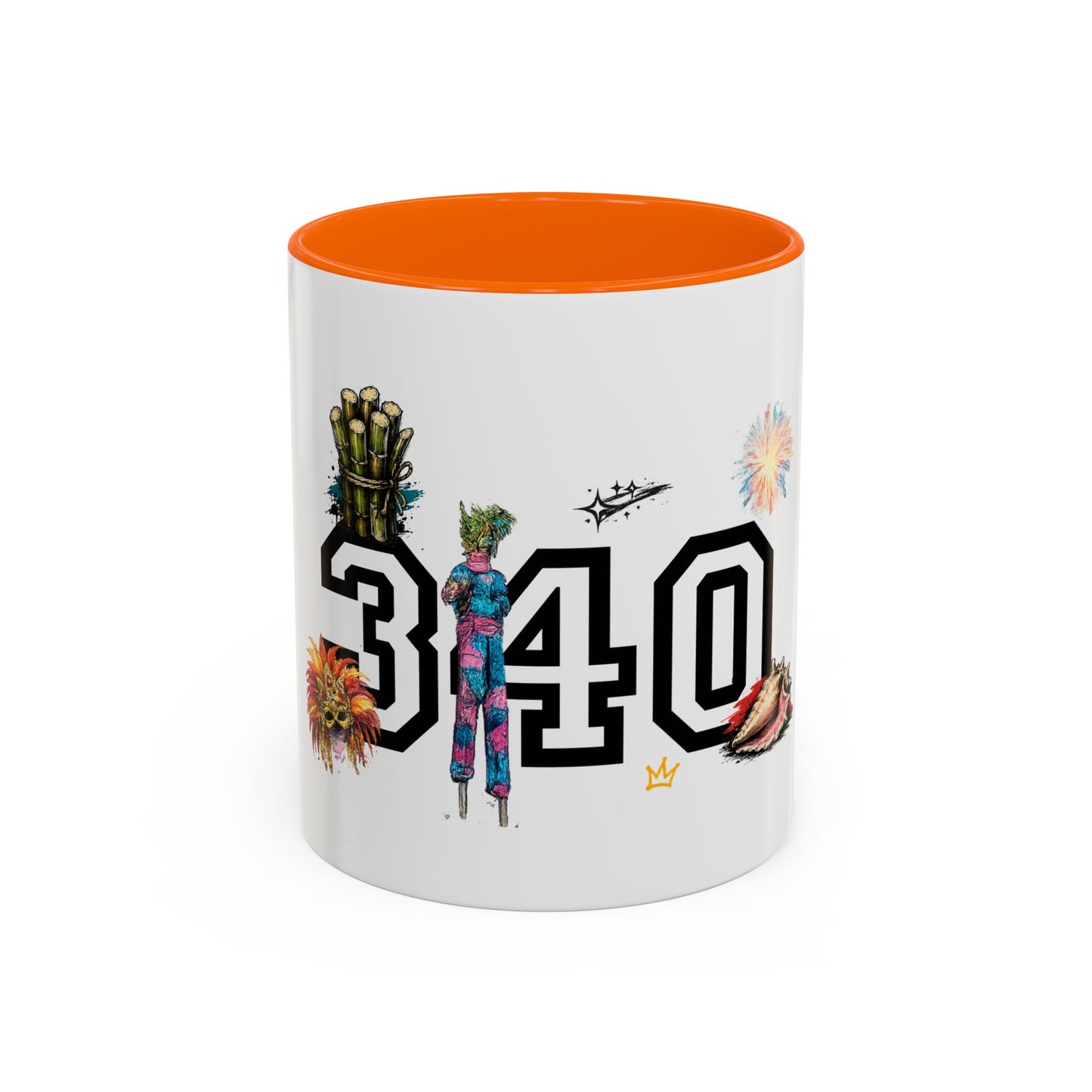 Accent Coffee Mug — "The islands don't leave you." St. Croix Inspired 11/15oz