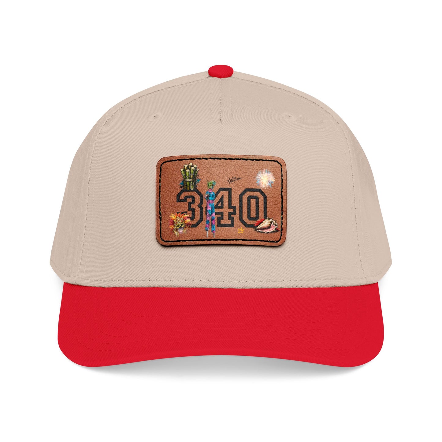Hams Bluff 340 Leather Patch Baseball Cap