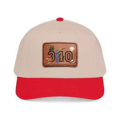 Hams Bluff 340 Leather Patch Baseball Cap