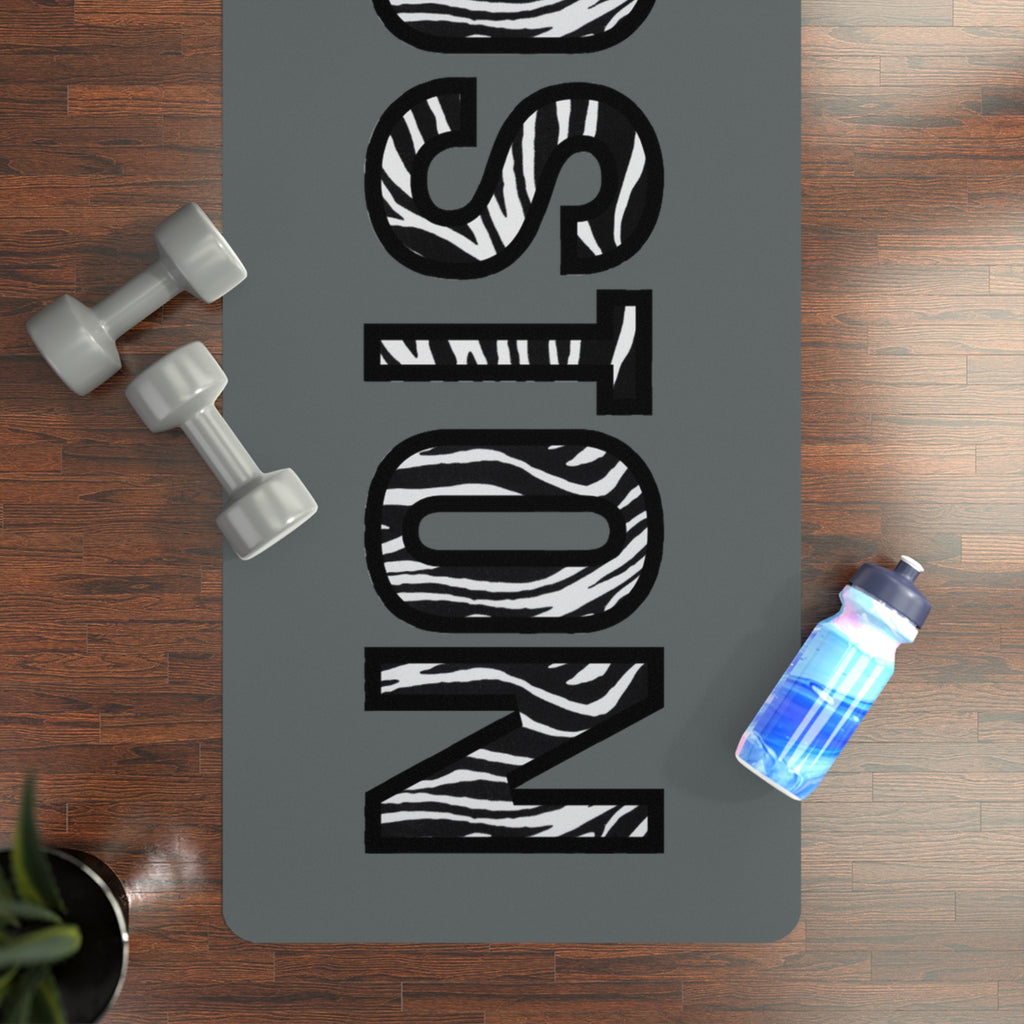 Yoga Mat - ZOOston Zebra Edition Black & White Drip Design