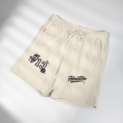 Houston 713 Graphic Sweat Shorts — Lightweight Fleece Casual Athletic Shorts