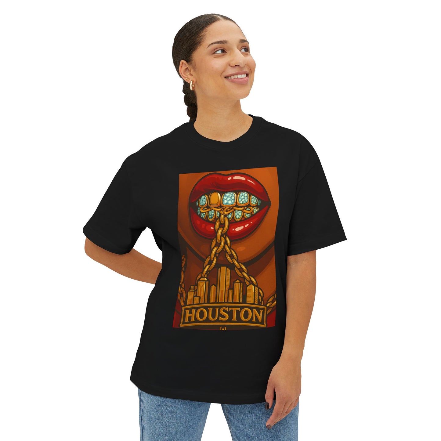 Oversized Boxy Tee - Pressure Applied Graphic