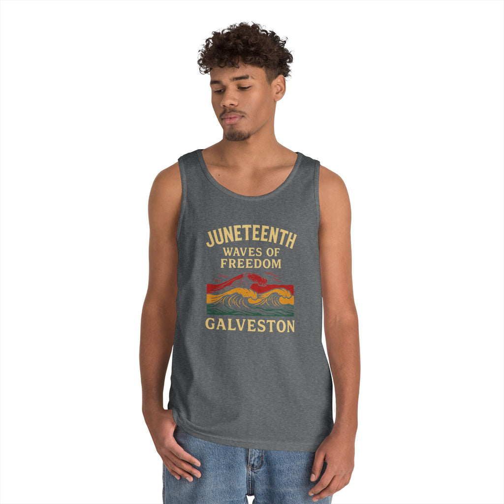 Tank Top Waves of Freedom Juneteenth Design