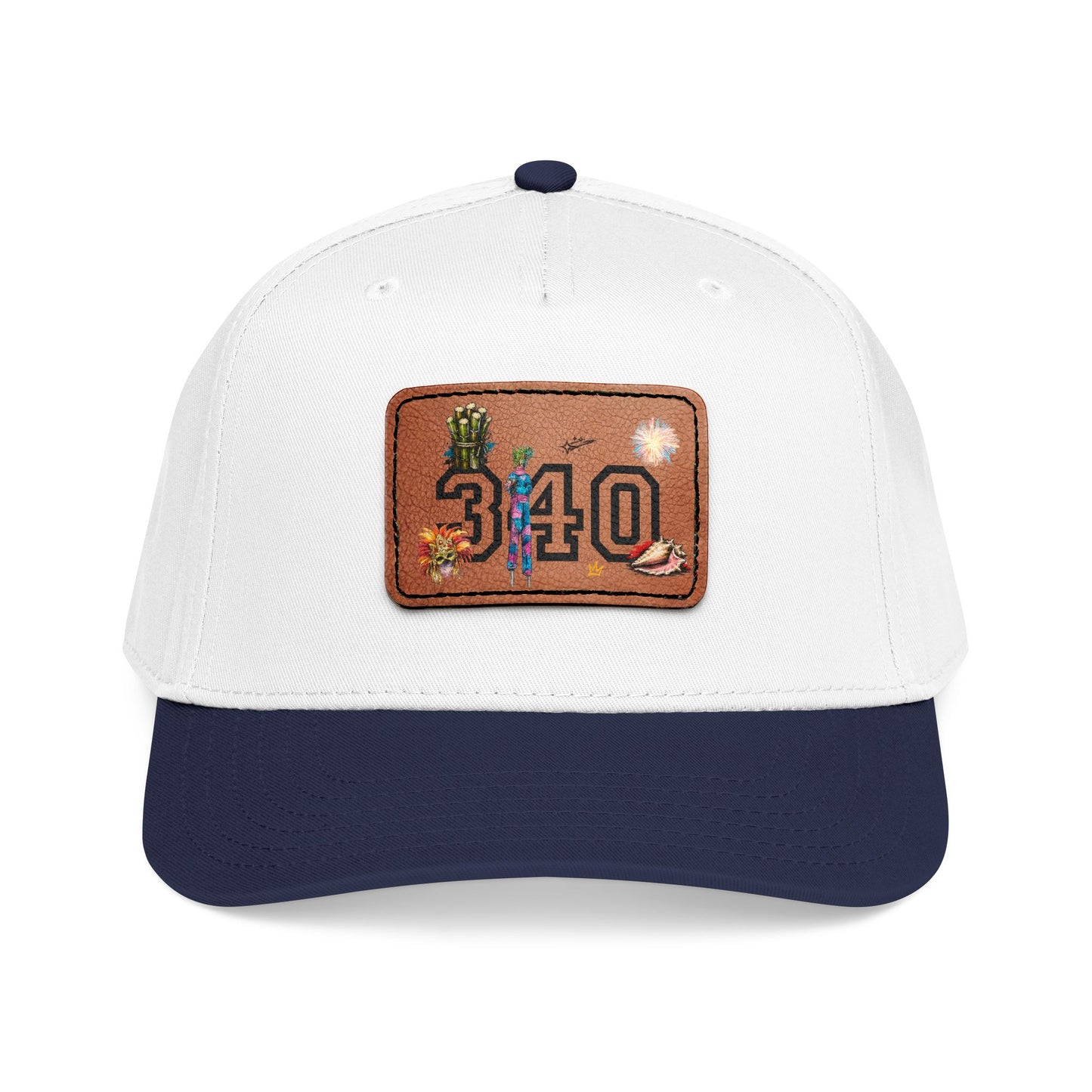 Hams Bluff 340 Leather Patch Baseball Cap