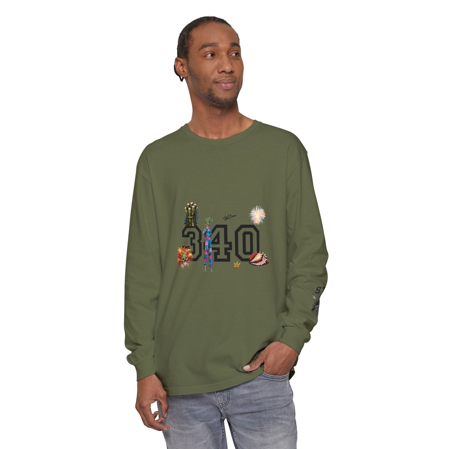 Cruz 340 Long Sleeve Tee — Island Vibes Graphic Shirt