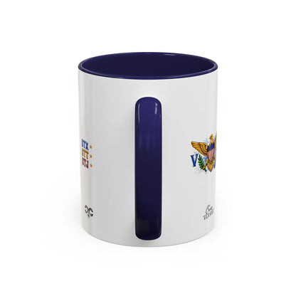 Accent Coffee Mug — "The islands don't leave you." St. Croix Inspired 11/15oz