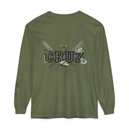 Cruz 340 Long Sleeve Tee — Island Vibes Graphic Shirt