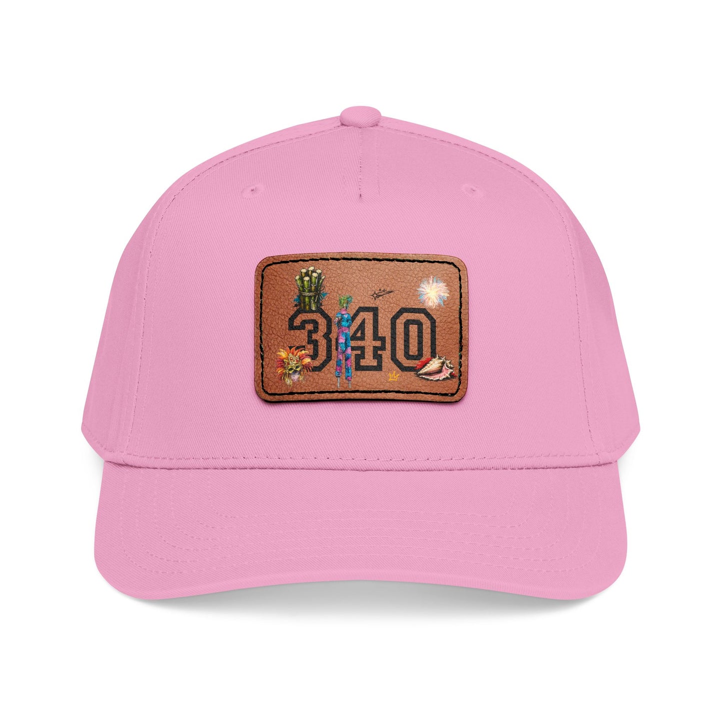 Hams Bluff 340 Leather Patch Baseball Cap