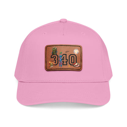 Hams Bluff 340 Leather Patch Baseball Cap