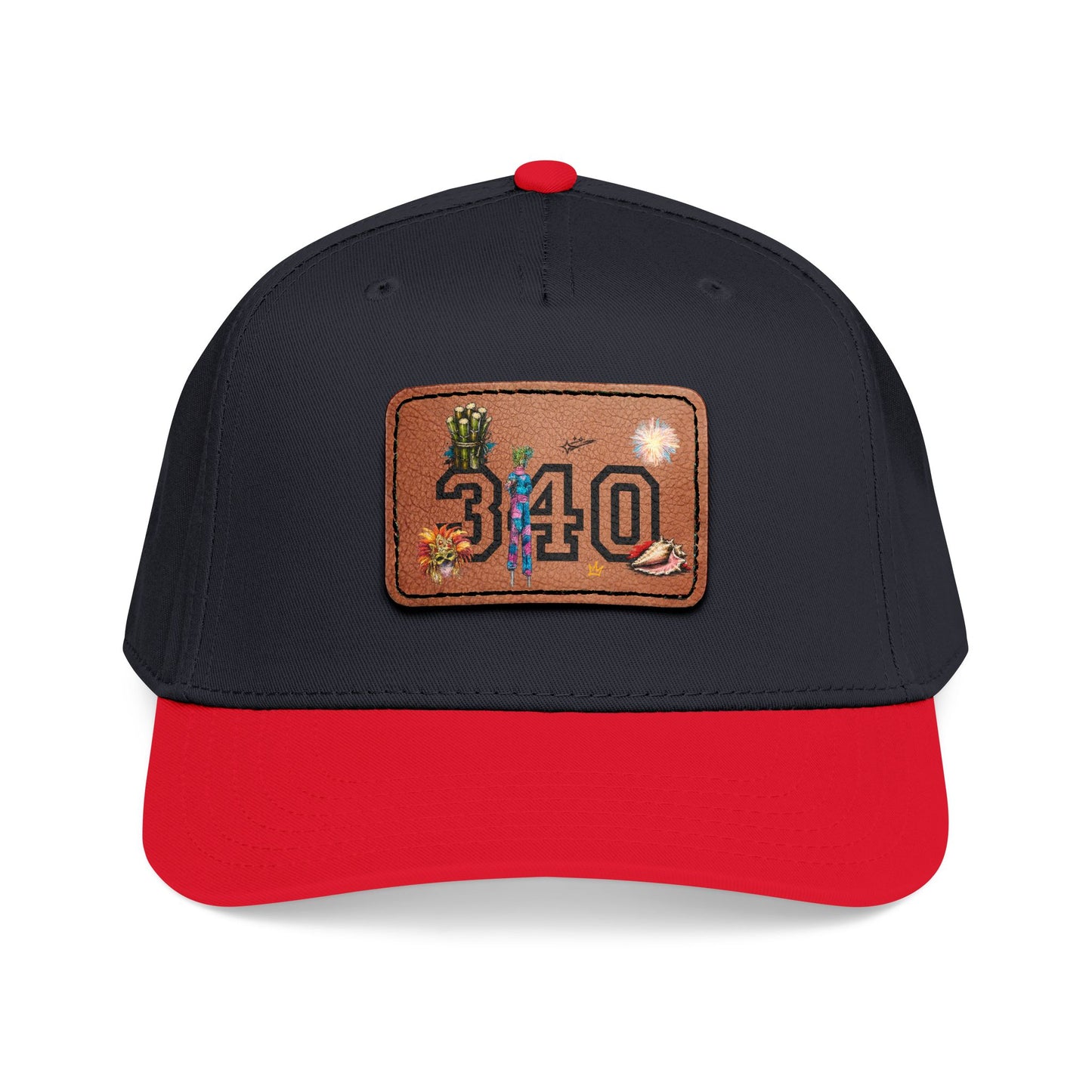 Hams Bluff 340 Leather Patch Baseball Cap