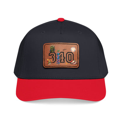 Hams Bluff 340 Leather Patch Baseball Cap