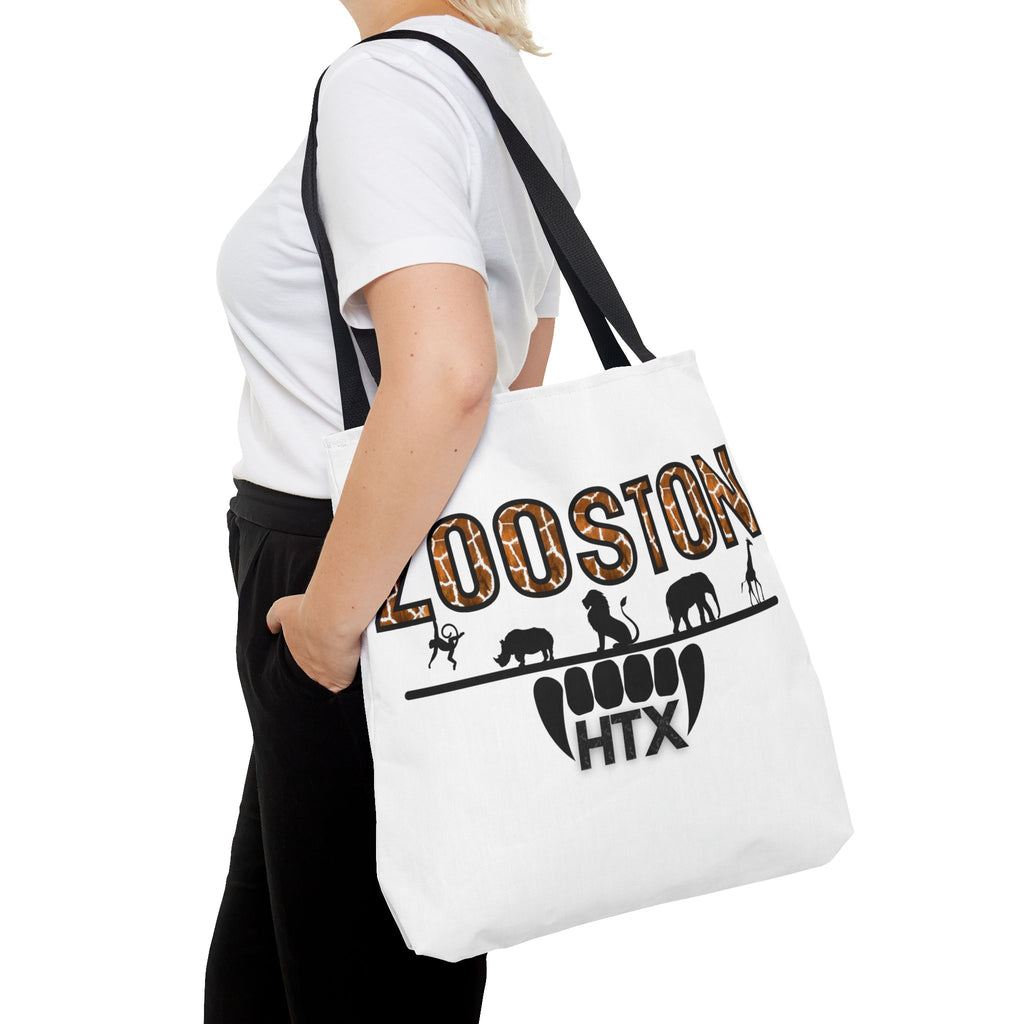 ZOOston HTX Giraffe Edition Tote Bag - Stylish, Eco-Friendly Animal Lover's Accessory, Perfect for Shopping, Beach Days, and Gifts