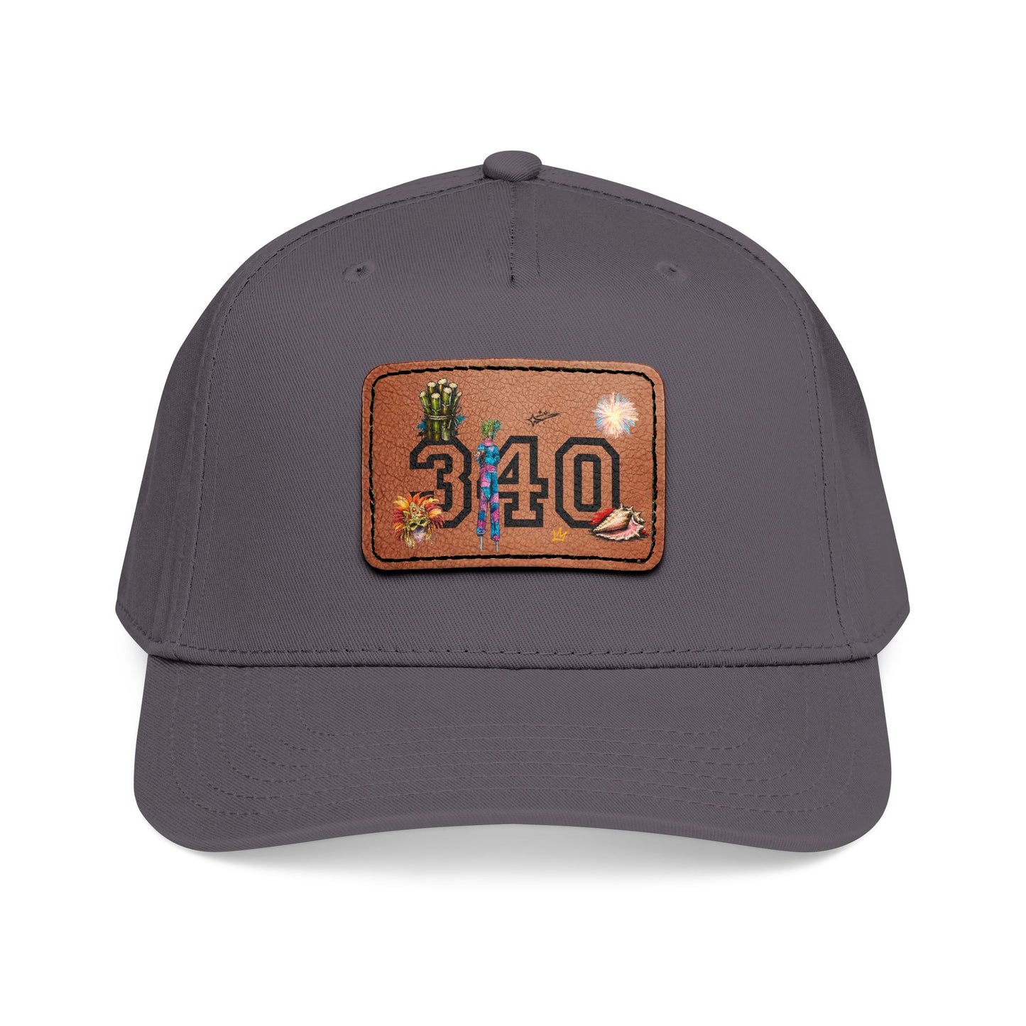 Hams Bluff 340 Leather Patch Baseball Cap