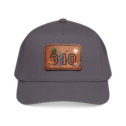 Hams Bluff 340 Leather Patch Baseball Cap