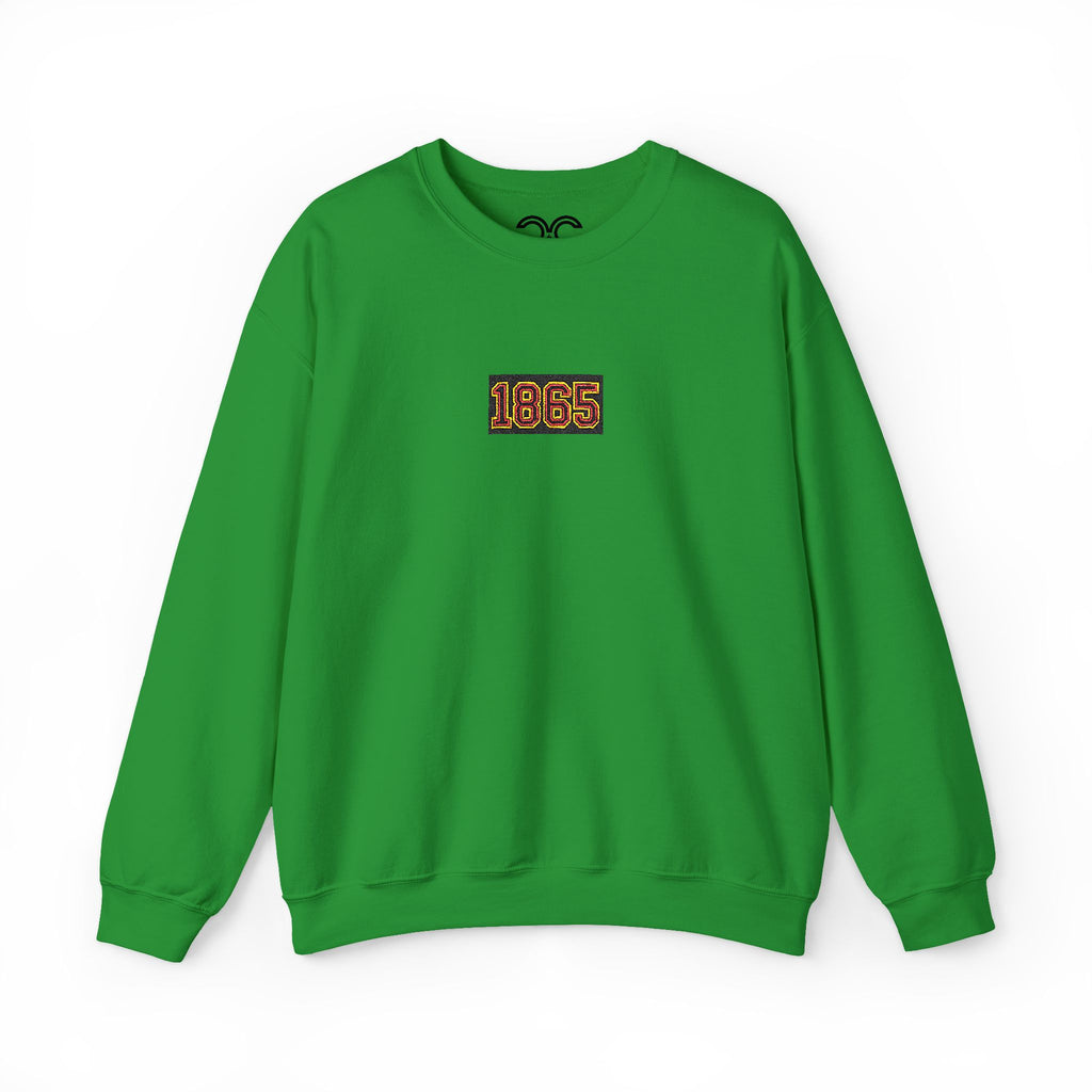 Juneteenth 1865 Crewneck Sweatshirt - Gold Red Black Green Colors