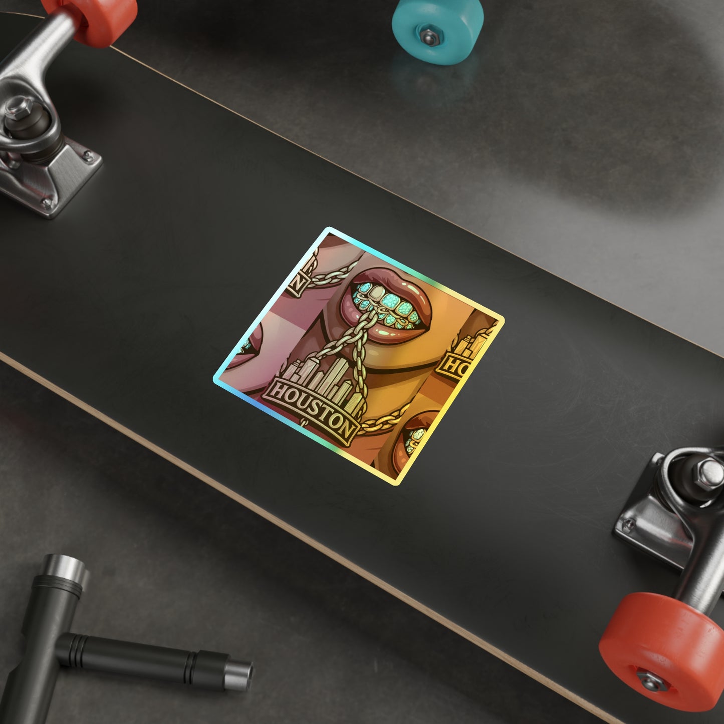Sticker Set - Apply Pressure Holographic Die-cut Stickers