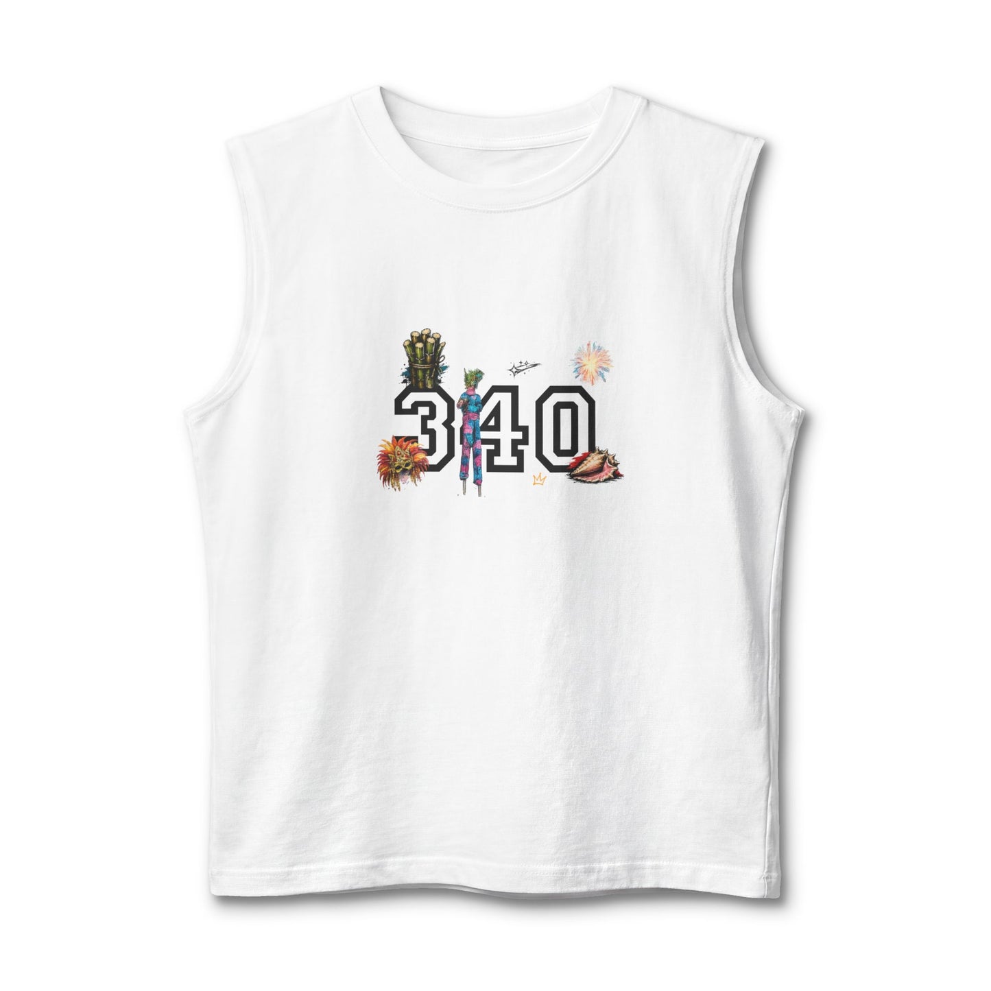 St. Croix Islands Muscle Tank — "340"
