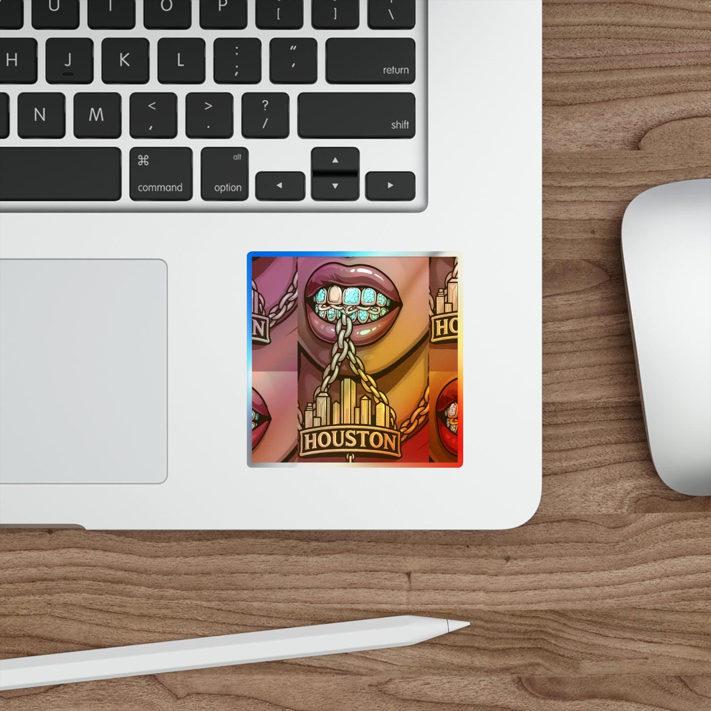 Sticker Set - Apply Pressure Holographic Die-cut Stickers