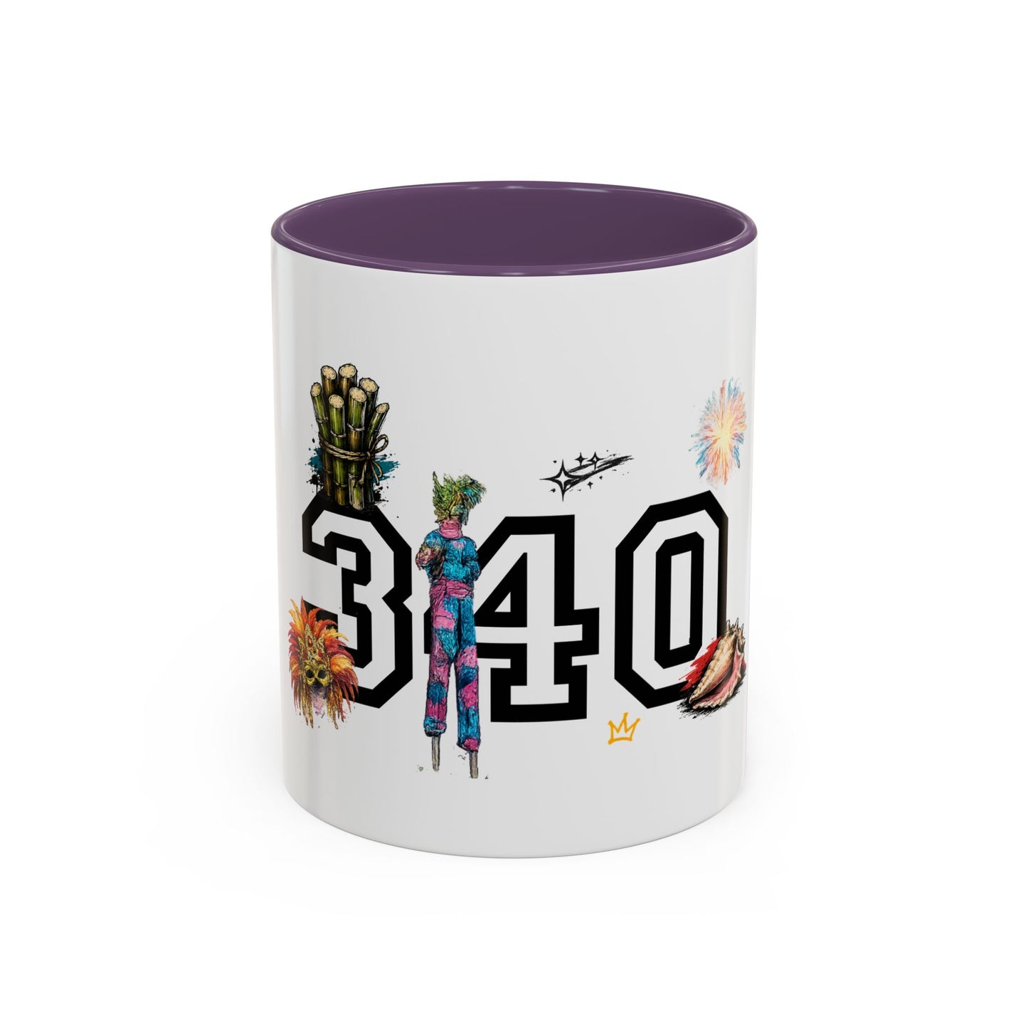 Accent Coffee Mug — "The islands don't leave you." St. Croix Inspired 11/15oz