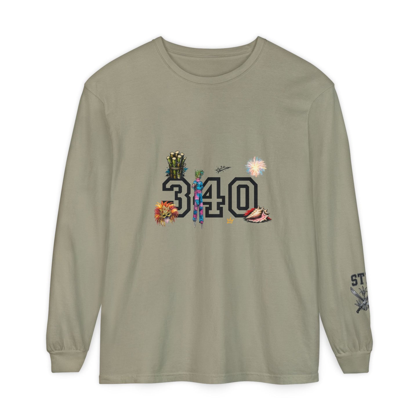 Cruz 340 Long Sleeve Tee — Island Vibes Graphic Shirt