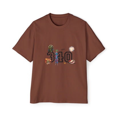 Cruz 340 Graphic Tee — Beach Vibes Men’s Oversized T-Shirt