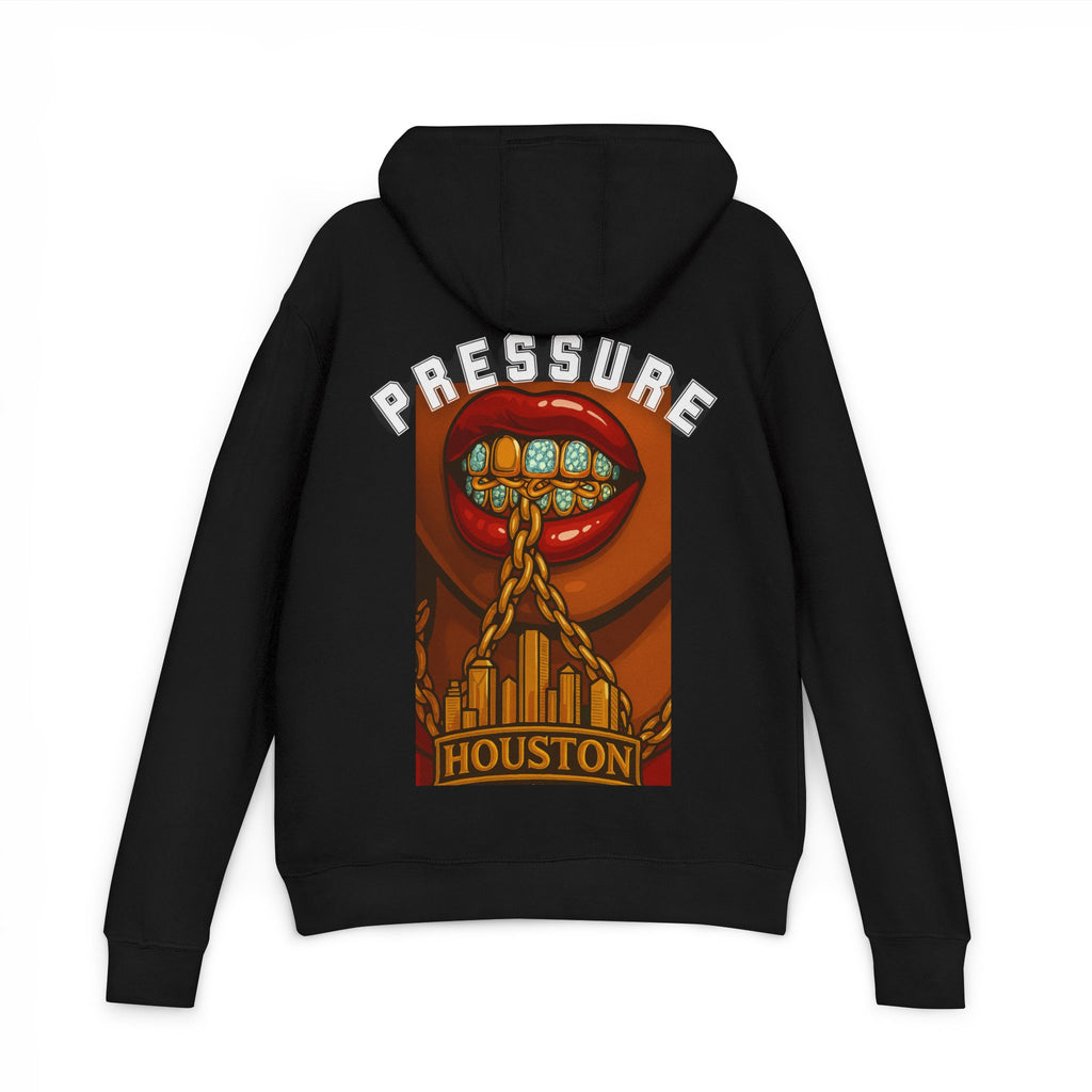 French Terry Hoodie -Apply Pressure Graphic