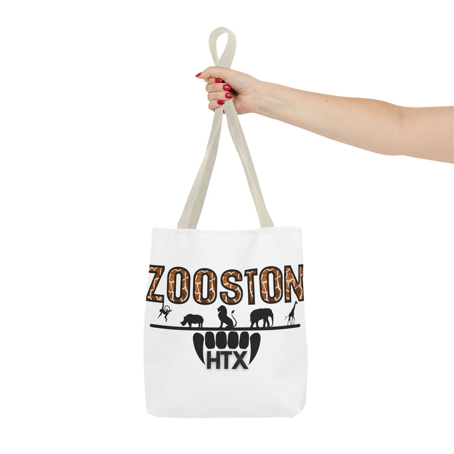 ZOOston HTX Giraffe Edition Tote Bag - Stylish, Eco-Friendly Animal Lover's Accessory, Perfect for Shopping, Beach Days, and Gifts