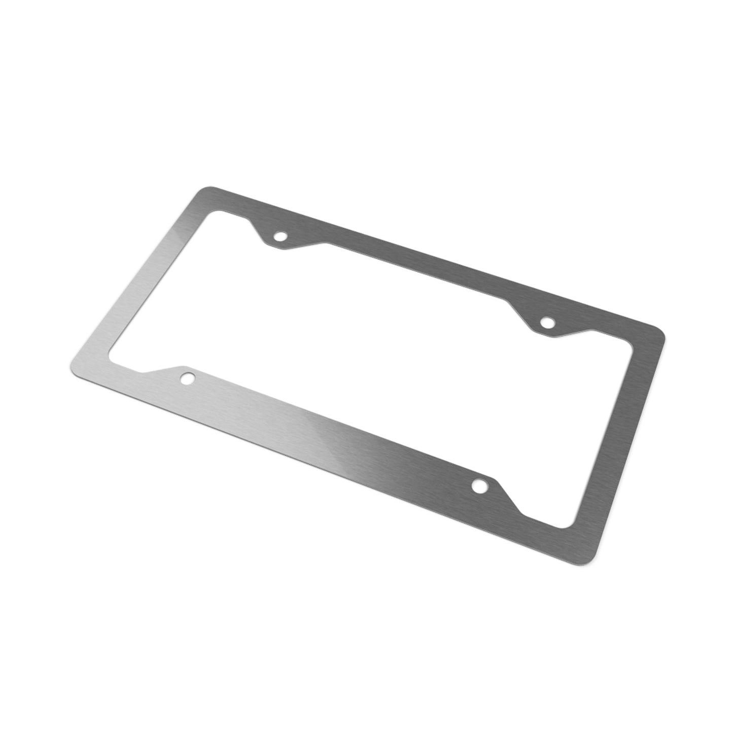 Metal License Plate Frame — Purple Drip Accent Car Frame