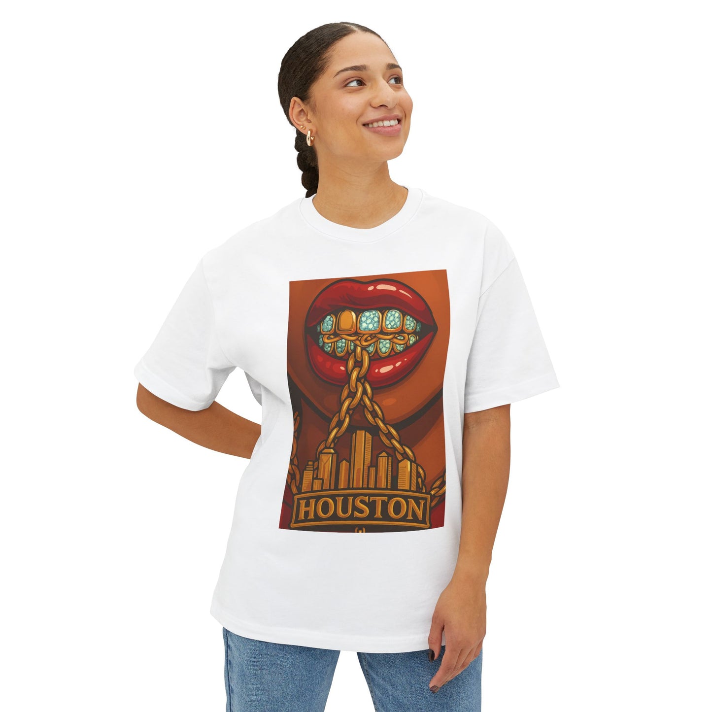 Oversized Boxy Tee - Pressure Applied Graphic