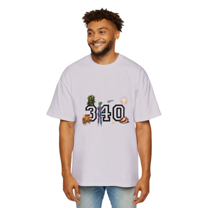 Cruz 340 Graphic Tee — Beach Vibes Men’s Oversized T-Shirt