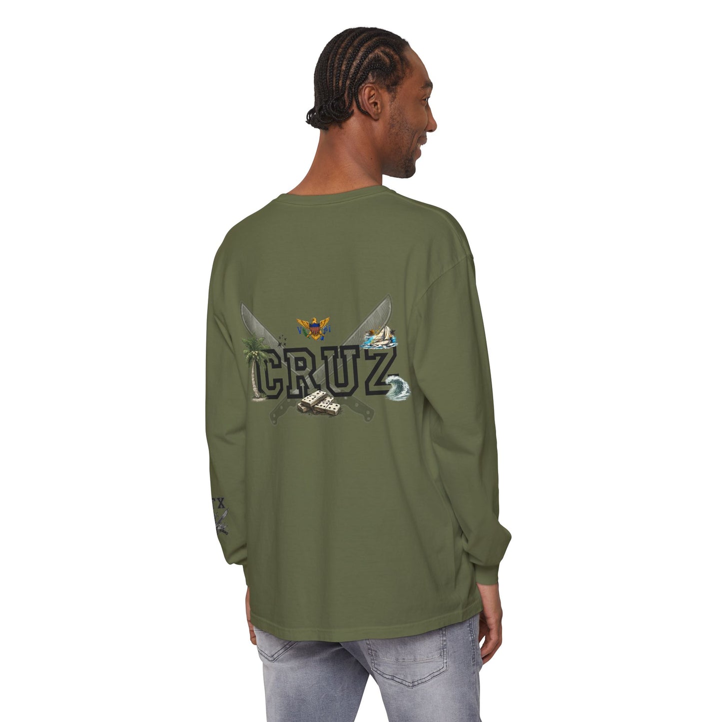 Cruz 340 Long Sleeve Tee — Island Vibes Graphic Shirt