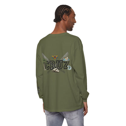 Cruz 340 Long Sleeve Tee — Island Vibes Graphic Shirt