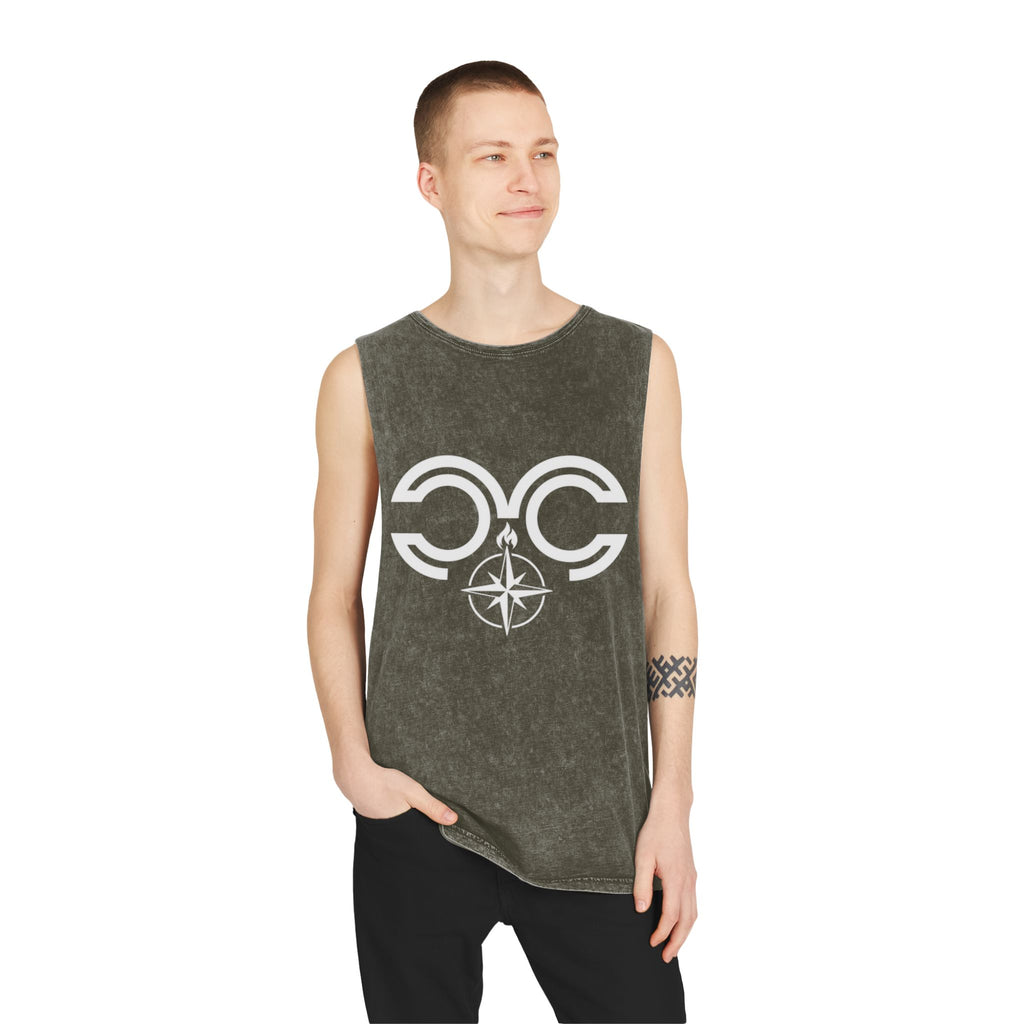 Stonewash Tank Top OG Monogram Hustle Heritage Tank