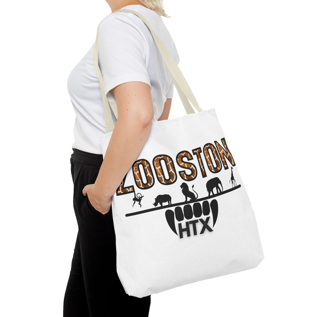 ZOOston HTX Giraffe Edition Tote Bag - Stylish, Eco-Friendly Animal Lover's Accessory, Perfect for Shopping, Beach Days, and Gifts