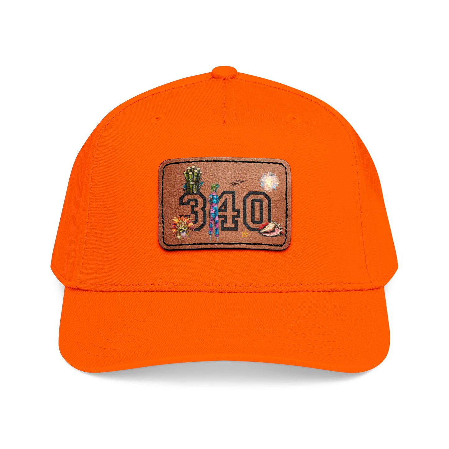 Hams Bluff 340 Leather Patch Baseball Cap