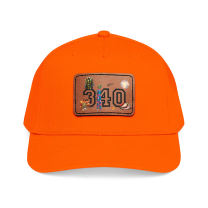 Hams Bluff 340 Leather Patch Baseball Cap
