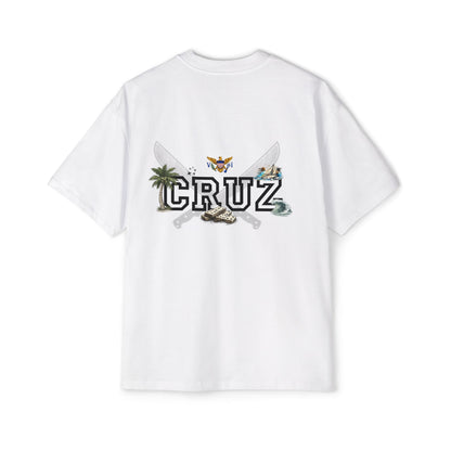 Cruz 340 Graphic Tee — Beach Vibes Men’s Oversized T-Shirt