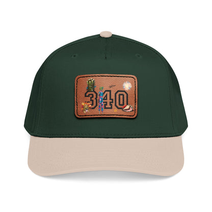 Hams Bluff 340 Leather Patch Baseball Cap