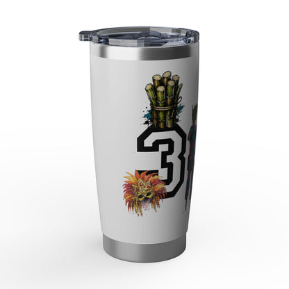 Vagabond 20oz Travel Tumbler — Retro Floral Number 340 Stainless Insulated Cup