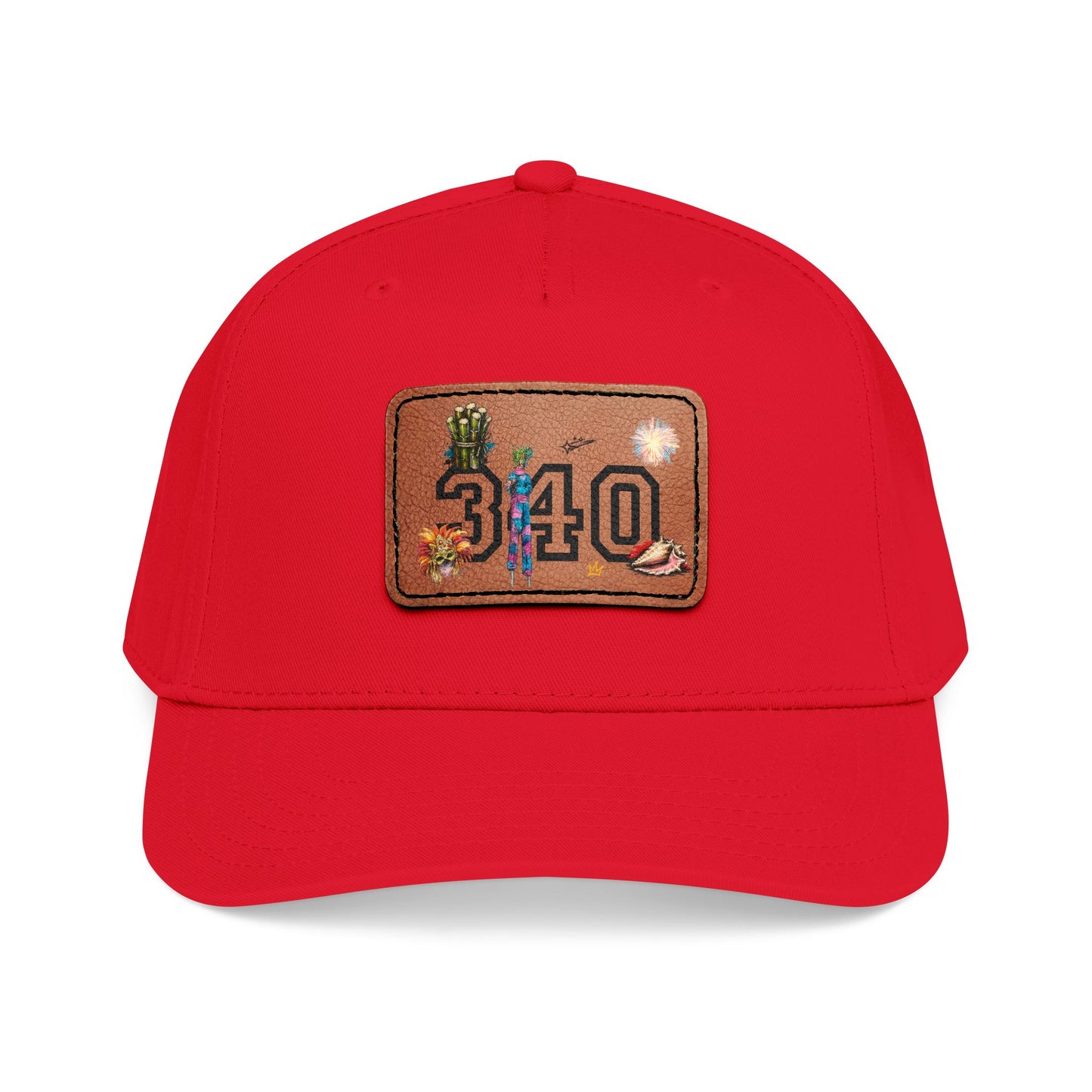 Hams Bluff 340 Leather Patch Baseball Cap