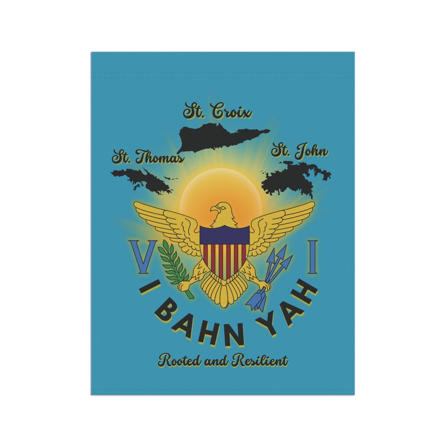 Caribbean Pride Garden Flag
