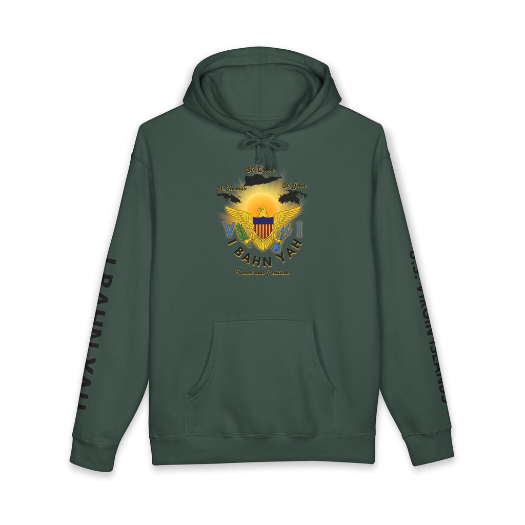I Bahn Yah Hoodie - Caribbean‑American Backyard Vibes Heavyweight Sweatshirt