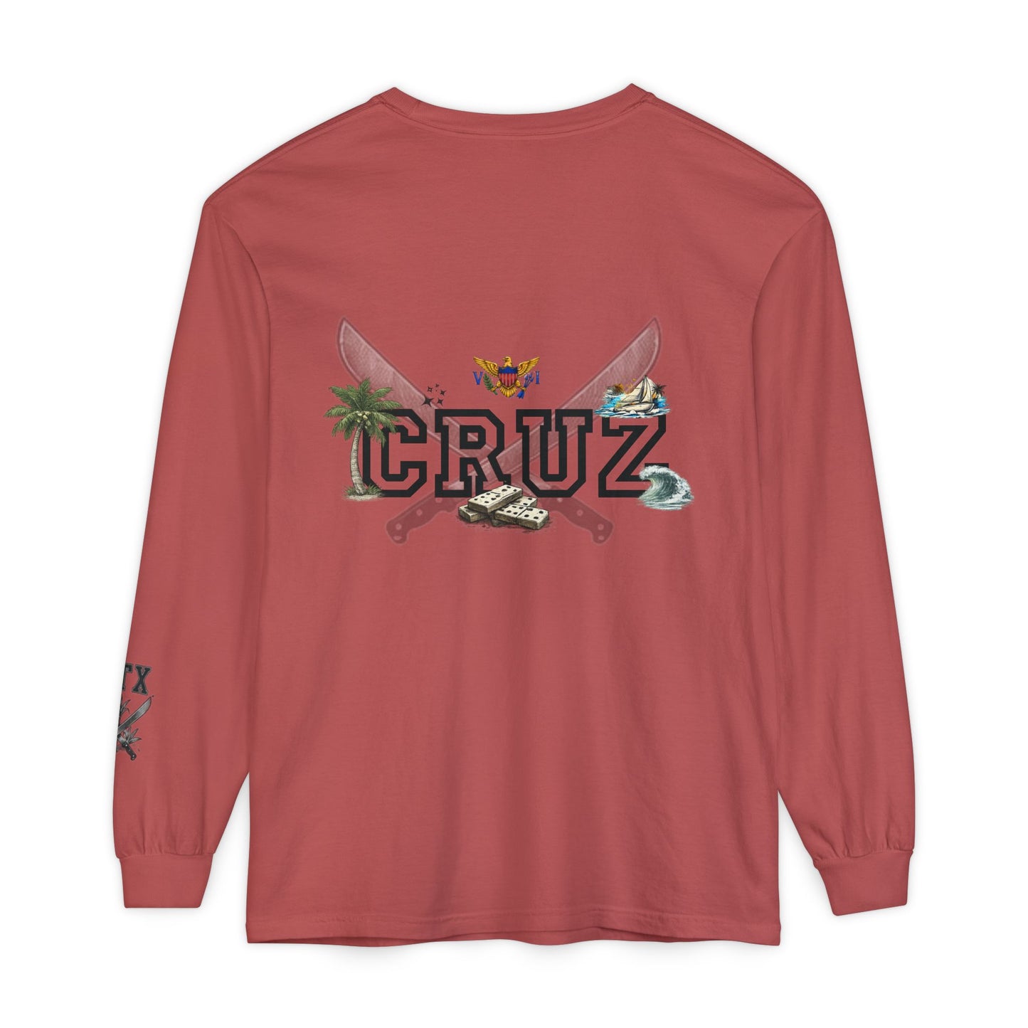 Cruz 340 Long Sleeve Tee — Island Vibes Graphic Shirt